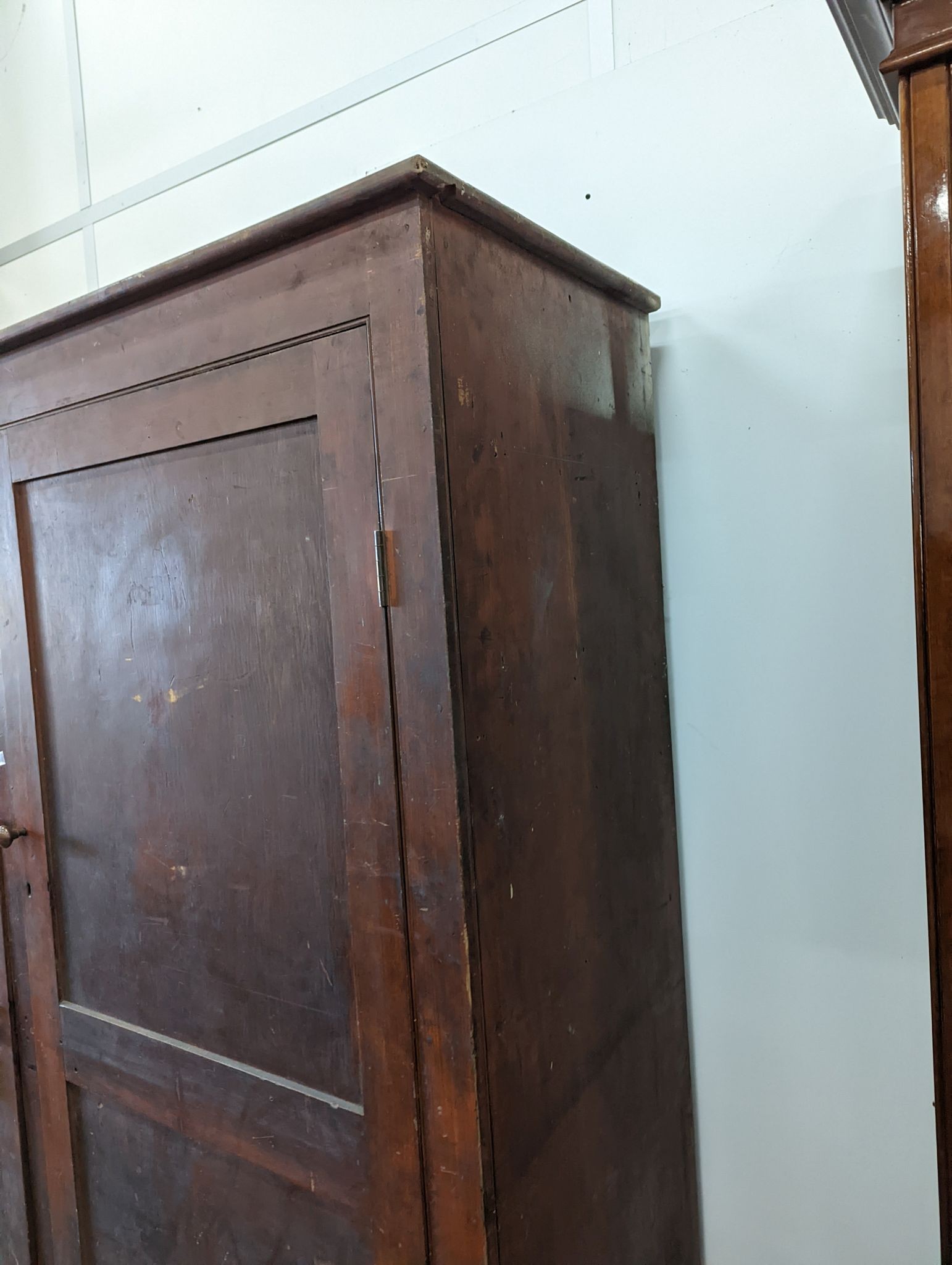 A Victorian pine shipwright's cabinet, width 168cm, height 206cm